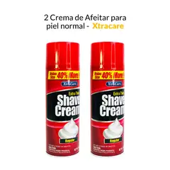 GENERICO - 2 Crema de Afeitar Xtracare - para piel normal