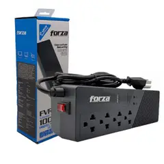 FORZA - ESTABILIZADOR 4 TOMAS FVR-1012 VOLTAJE 1000VA / 500W 220V
