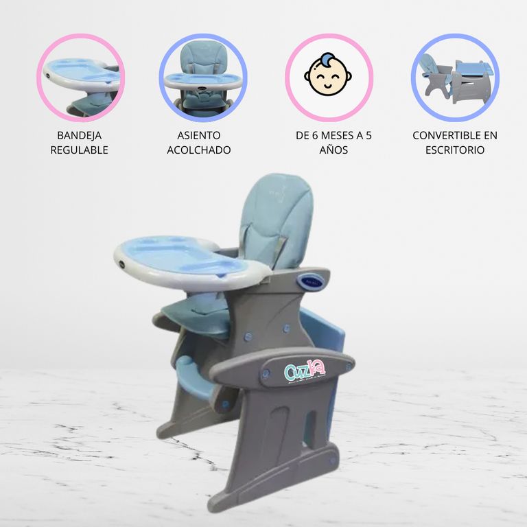 Silla Escritorio para Bebé «MAGIC» Light Blue