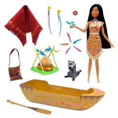 DISNEY - Playset Store Princesa Pocahontas y Canoa