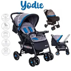 EBABY - Coche Cuna Acolchado Reclinable Mango Reversible Yodie AZ