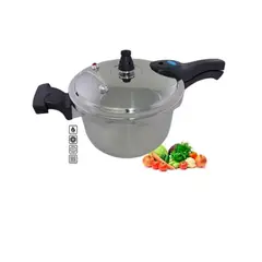 LH ELECTRONIC - Olla a presión acero quirúrgico de 3 lt