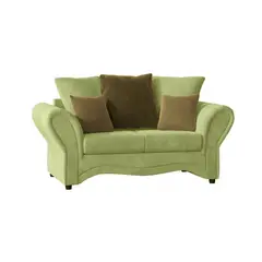 HOME PREMIUM - Sofa 2 Cuerpos Lasso Verde Claro.