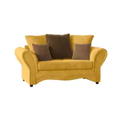 HOME PREMIUM - Sofa 2 Cuerpos Lasso Amarillo.