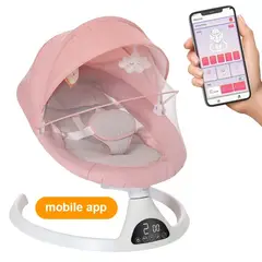 PERU IMPORTACIONES - MECEDORA ELÉCTRICA PARA BEBÉ CON APP