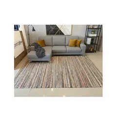 GENERICO - Alfombra Chindi Estampado Decoghar Amarillo 180x280cm