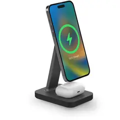 MOPHIE - Soporte de carga inalámbrica y base snap magsafe de hasta 15w