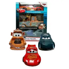 GENERICO - Coche Fricción McQueen 21cm Mater22cm y Jackson Storm 23cm