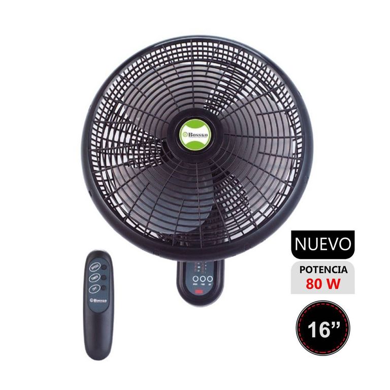 Ventilador de Pared Control Remoto BK-8210PD