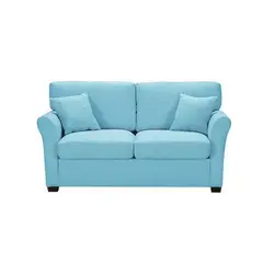 HOME PREMIUM - Sofá 2 Cuerpos Candy Celeste.