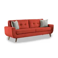 FABIANI HOME - Sofa Mango 3 Cuerpos Rojo