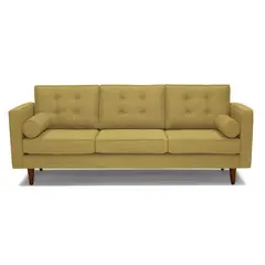 FABIANI HOME - Sofa Jordan 3 Cuerpos Mostaza
