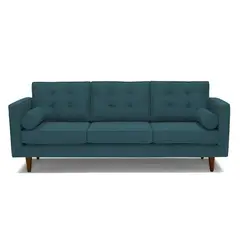 FABIANI HOME - Sofa Jordan 3 Cuerpos Verde Cobalto