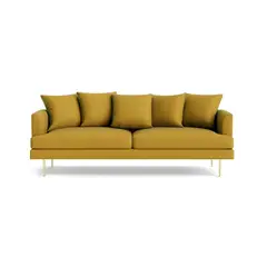 FABIANI HOME - Sofa Confor 3 Cuerpos Mostaza