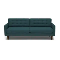 FABIANI HOME - Sofa Darnell 3 Cuerpos Verde Cobalto