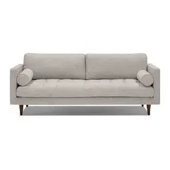 FABIANI HOME - Sofa Luana 3 Cuerpos Humo