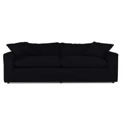 FABIANI HOME - Sofa Mia 3 Cuerpos Negro