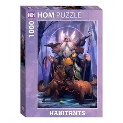 HOM PUZZLE - Rompecabezas 1000 pzs Habitants - Odín y sus perros