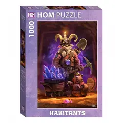 HOM PUZZLE - Rompecabezas 1000 pzs Habitants - Recolectores de gemas