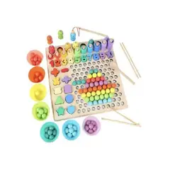 LH ELECTRONIC - Juego didáctico pesca logarítmica con cuentas