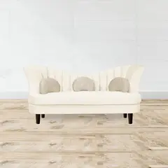 HOME PREMIUM - Sofá 3 cuerpos Armani Champaña.