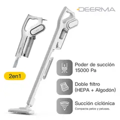 DEERMA - Aspiradora 2 en 1 Multifuncional Pro Dx700 600W