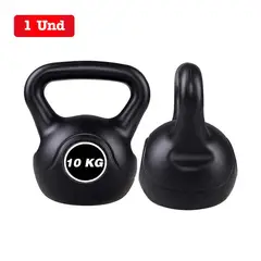 LH ELECTRONIC - Pesa Rusa De 10 Kg Kettlebell Color Negro