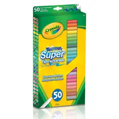 CRAYOLA DOUGH - Marcadores Super Tips Punta Cónica x 50.