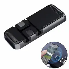 FLOVEME - Soporte magnético con sujetador de cables color negro para autos o más