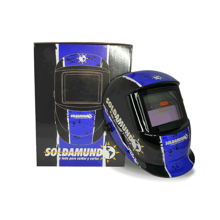 Máscara Fotosensible Soldamundo Doble Sensor