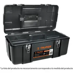 TRUPER - Caja de Herramientas 17" Polipropileno 19656 - Negra