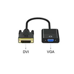 GENERICO - Cable Adaptador De Video Dvi-d 241 Macho A Vga Hembra