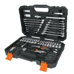 TRUPER - Juego de 119 herramientas para mecanico 1/4" y 3/8" Mixtas