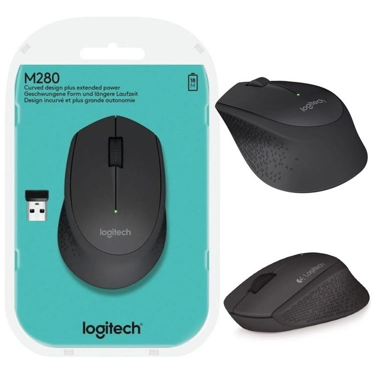 Mouse M280 Negro Inalambrico Laptop Wireless