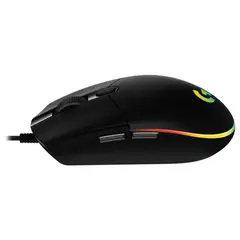 LOGITECH - MOUSE G203 LIGHTSYNC OPTICAL NEGRO