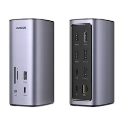 UGREEN - Docking USB-C 3Display HDMI DP 8K 10Gbps Audio 100W CM555 90325