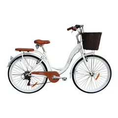 BOX BIKE - Bicicleta Box Vintage Aros 26 con Shimano - Blanco