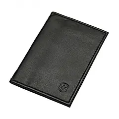 VICTORINOX - Porta documentos cuero negro
