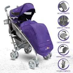EBABY - Coche Bastón para Bebé Deportivo »VAYO» Purple