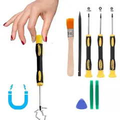 GENERICO - Kit reparacion telefono laptop ps3 ps4 t6 t8 t10 x torx c seguro t8x