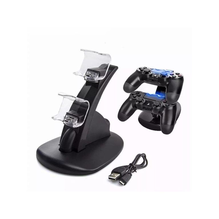 Cargador Ps4 Dualshock Doble Carga Simultánea