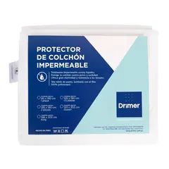DRIMER - Protector De Colchón Amoldable Impermeable King
