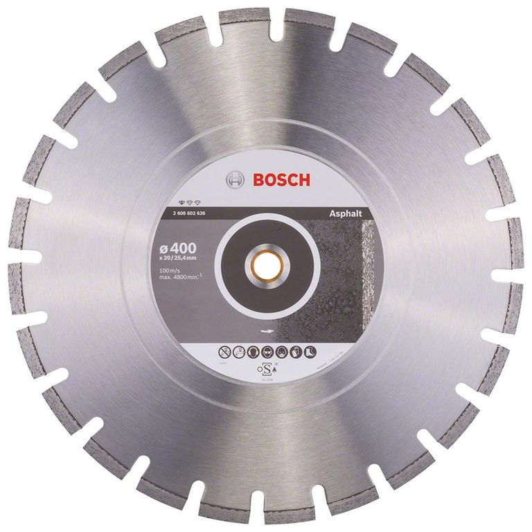 Disco Diamantado Segmentado para Asfalto 16 2608602626-000