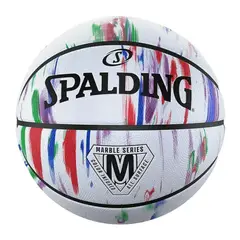 SPALDING - PELOTA PARA BASKET MARBLE GOMA BLANCO 7