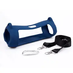 GENERICO - Funda Estuche de Silicona para Parlante Bluetooth Jbl Charge 5 - Azul