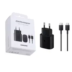 SAMSUNG - Cargador 25W Con Cable - Negro