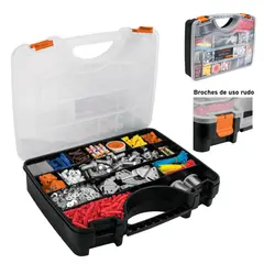 TRUPER - Organizador reforzado 17 compartimientos caja almacenamiento -