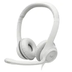 LOGITECH - Audifono H390 con Microfono Usb Cable Blanco