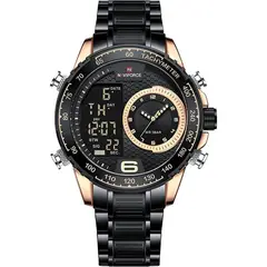 NAVIFORCE - Reloj NF9199 Analógico y Digital de Acero