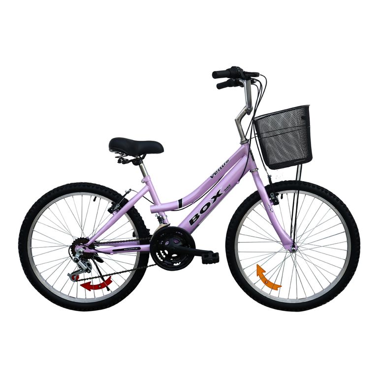 Bicicleta Box Campera Aro 24 - Lila
